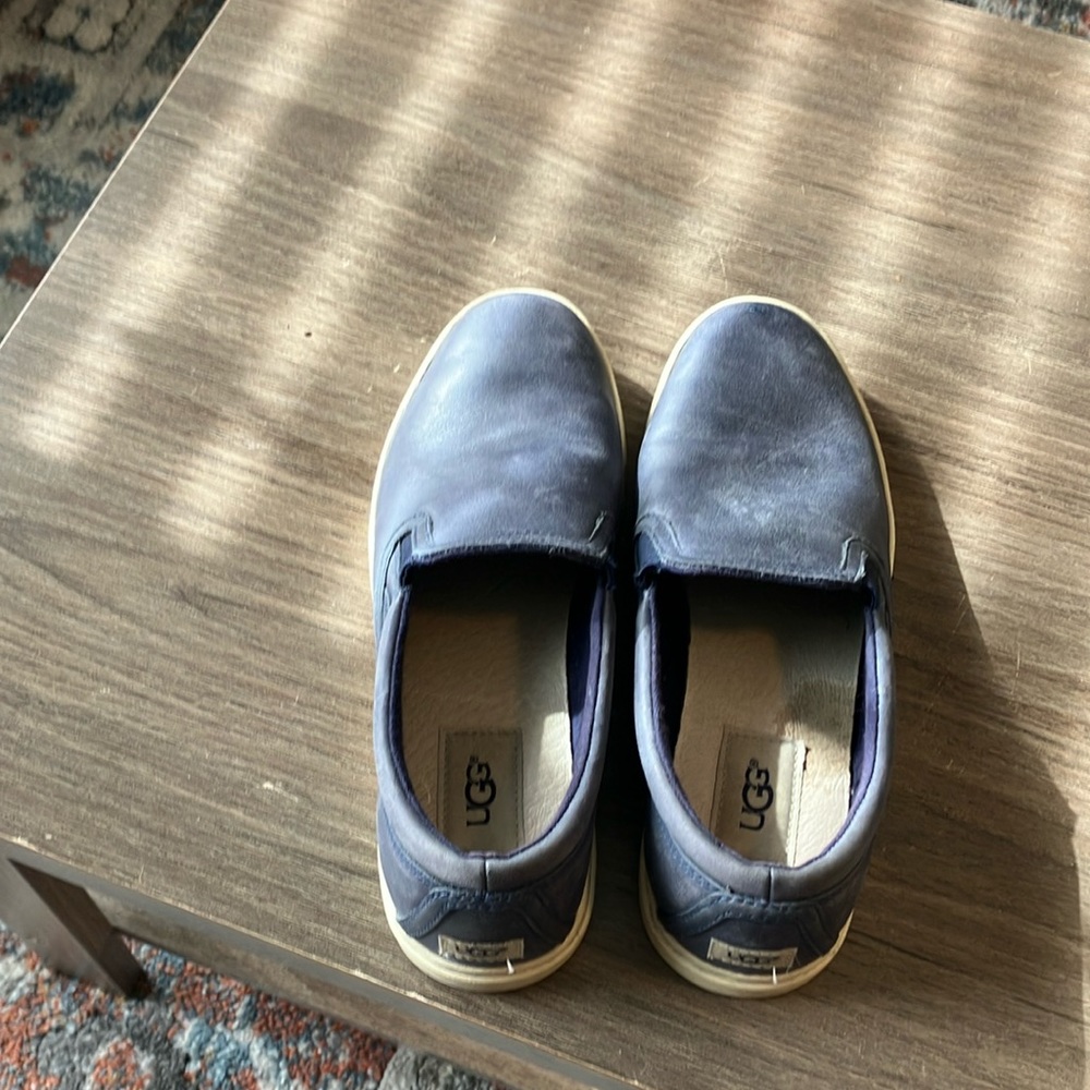 UGG FIERCE leather blue slip on - Picture 2 of 8